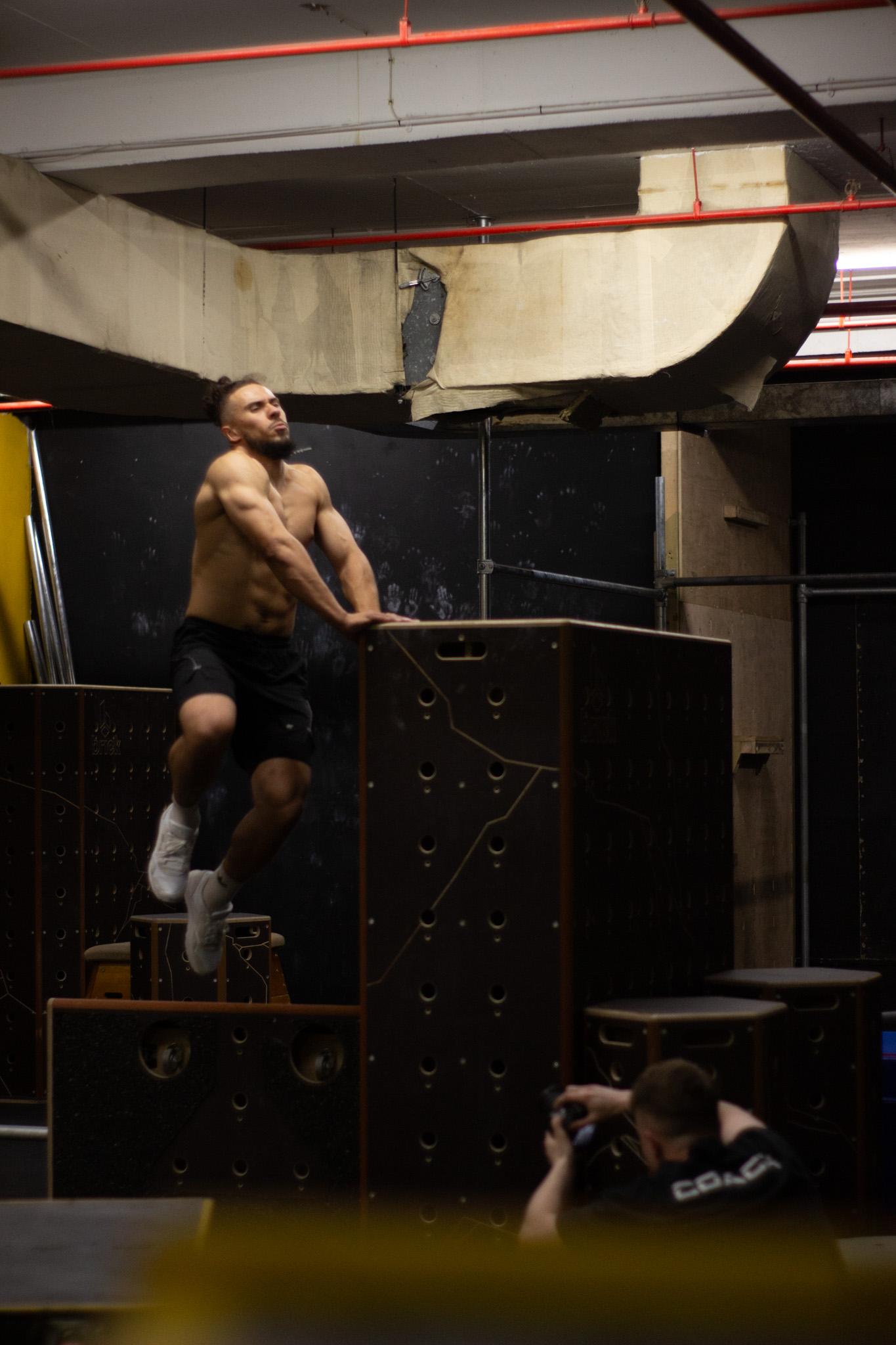 Luke Brown training